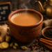 Hot Masala Chai with traditional Indian spices.